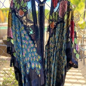 Beautiful long embellished vest. One size fits all. New. $50